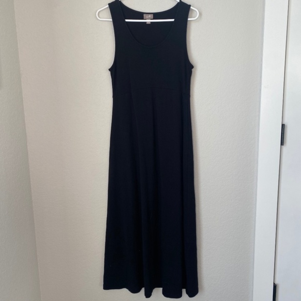 J. Jill Black Sleeveless Maxi Dress - Size Small - EUC